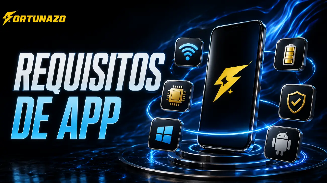 Requisitos para usar Fortunazo App
