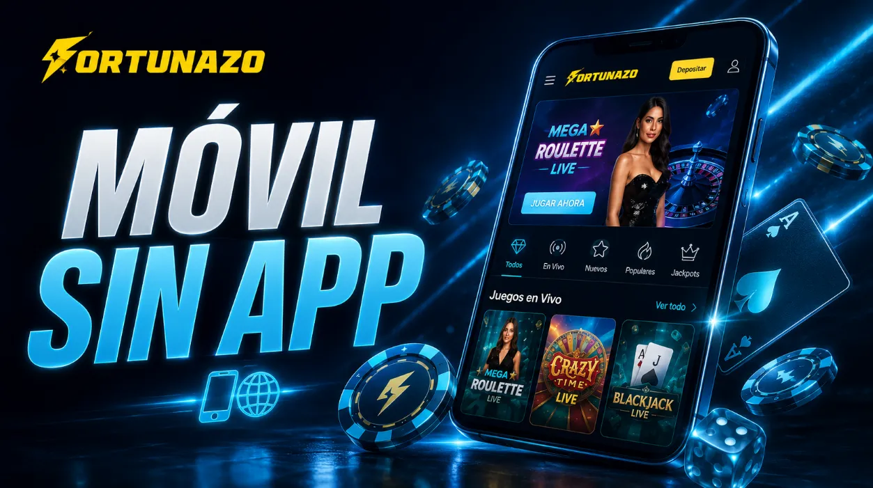 Fortunazo móvil para jugar sin instalar apps