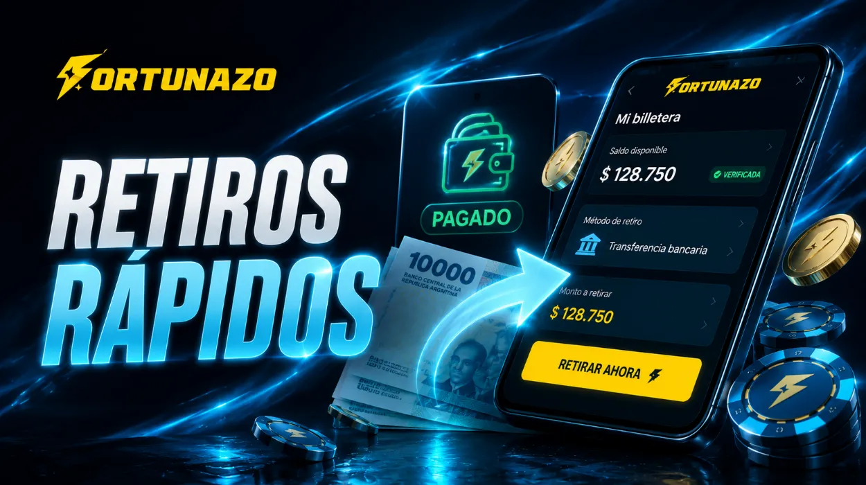 Retiros en Fortunazo después de una ganancia